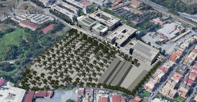 Realizzazione di pensiline con coperture fotovoltaiche – Centro di Produzione TV di Saxa Rubra